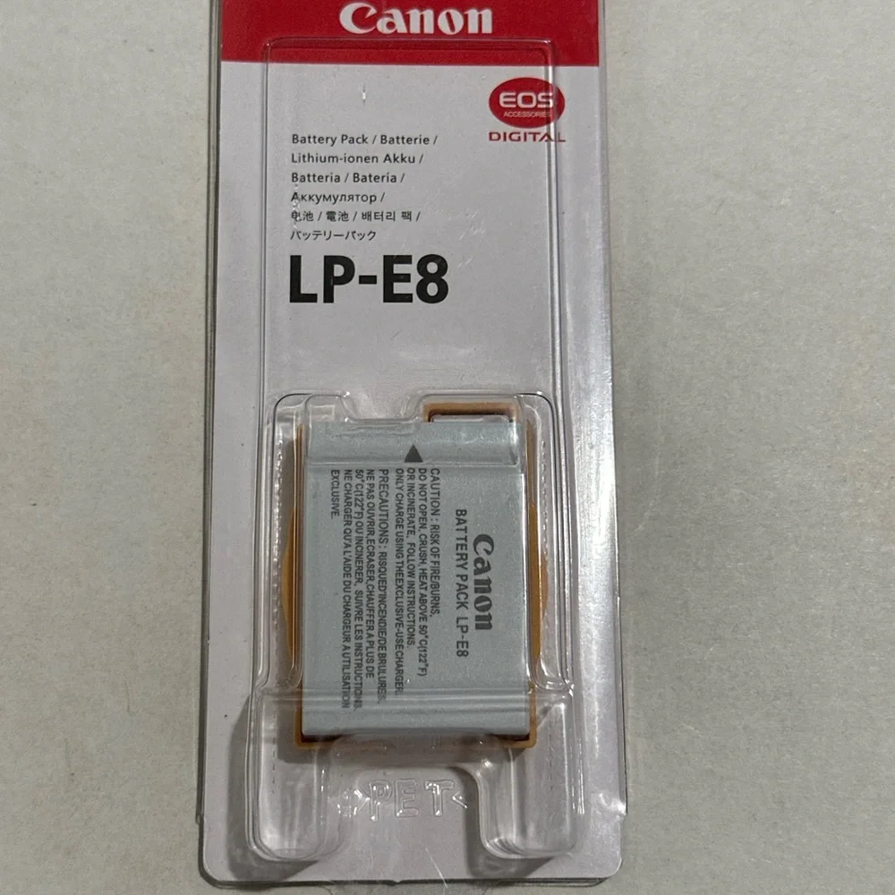 Canon LP-E8 Battery Pack in Gray